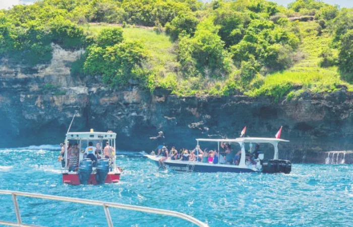 Boat Ride From Bali To Nusa Penida